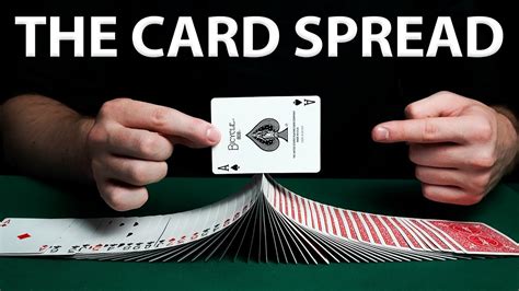 how to spread a deck of cards